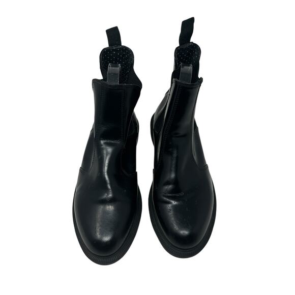 Dr. Martens Flora Chelsea Boots Pull-On Leather Polished Black‎ Size US 9 - Picture 5 of 13